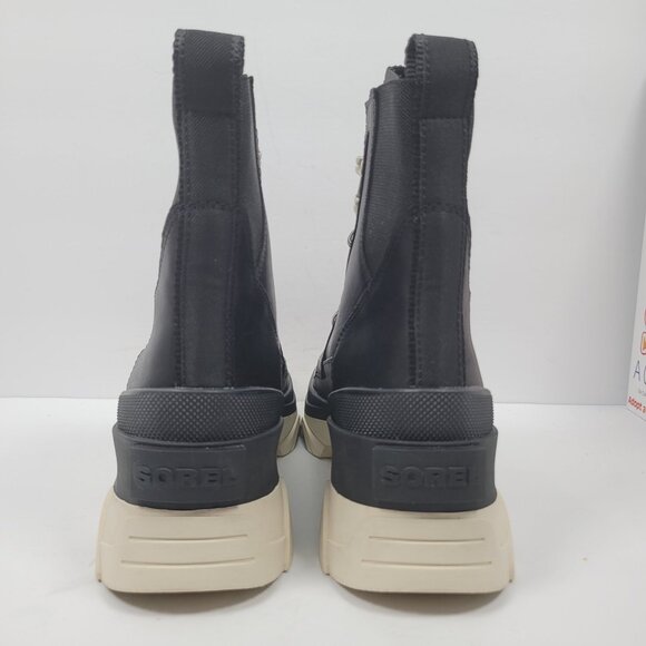 Sorel Brex Lace Up Women's Waterproof Black Leather Boots US Size 7.5 NWOT - Picture 4 of 10